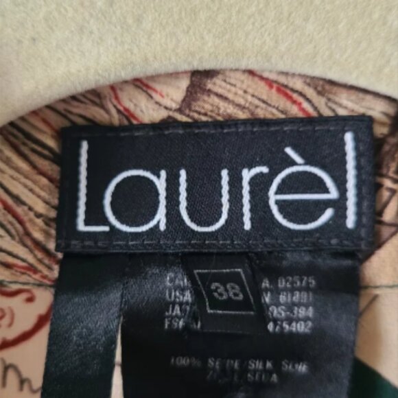 Laurèl By Escada Vintage Silk Blouse - Picture 5 of 6